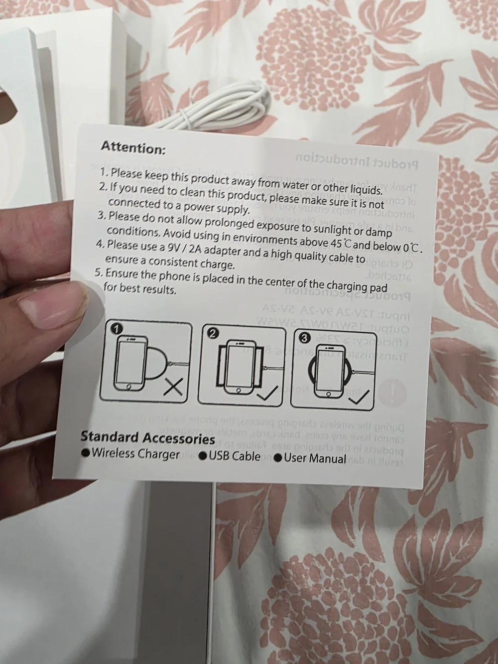 TPG Branded White Wireless Charger